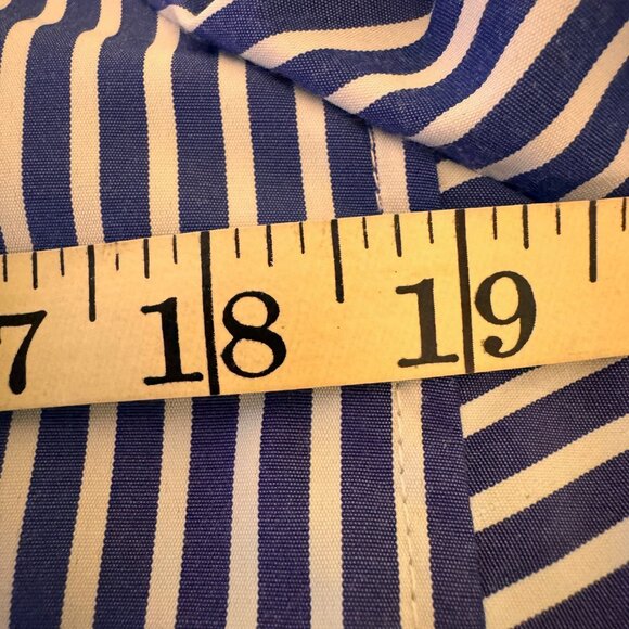 IC by Connie K Blue/White Striped Tunic w/ Pockets, SZ S, EUC - Picture 7 of 12